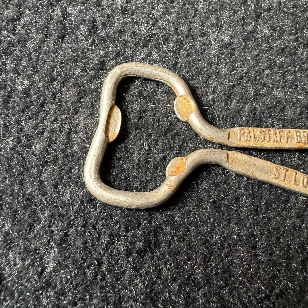 Vintage Falstaff Beer Bottle Opener St Louis MO Brewing Corp Church Key Barware